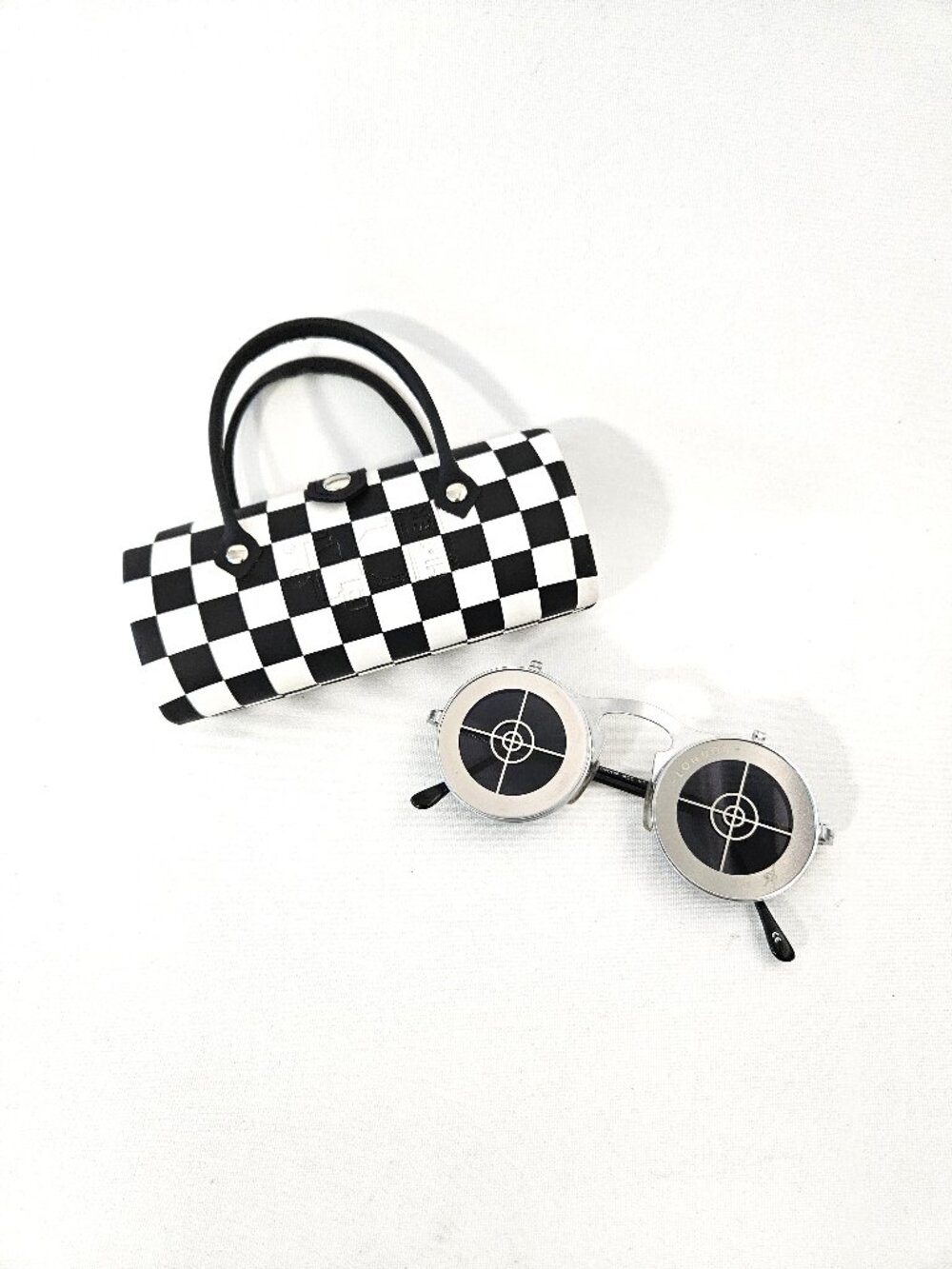 NOS Vintage Alexander Hi-Tek Designs London Target Steampunk 80s 90s Sunglasses